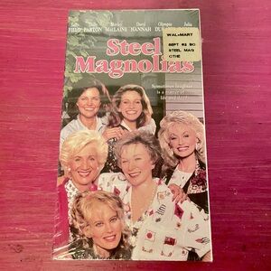 Steel Magnolias vintage sealed VHS 1989 comedy-drama film (NEW) collectible